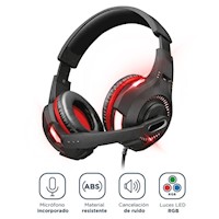 Audífonos Gamer con Luz led + MICRÓFONO PARA PC PS4 Auricular